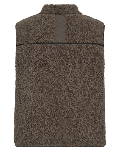 Mos Mosh - MMRowe Teddy Waistcoat - Falcon